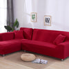 Elastyczny pokrowiec na sofę LineSofa - kolorowe Interior Dream Czerwony 90-140cm