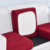 Pokrowiec Premium na siedzisko narożnika - kolorowy z mięsistą fakturą Interior Dream Czerwony L (długość 150 - 190 cm)