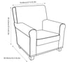 Elastyczny pokrowiec na fotel uszak - wzory Interior Dream