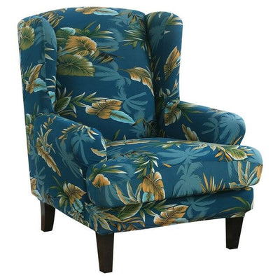 Elastyczny pokrowiec na fotel uszak - wzory Interior Dream Turkusowa dżungla