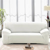 Elastyczny pokrowiec na kanapę 2 osobową - kolorowy Interior Dream Biały od 145 do 185 cm (kanapa 2 osobowa)