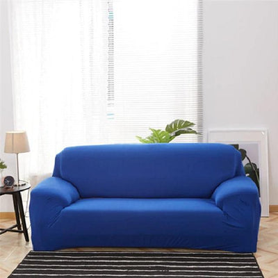 Elastyczny pokrowiec na kanapę 3 osobową - kolorowy Interior Dream Błękitny OD 190 DO 230 CM ( KANAPA 3 OSOBOWA )