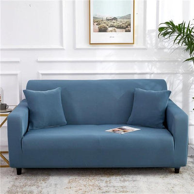 Elastyczny pokrowiec na kanapę - kolorowy Interior Dream Brudny Niebieski 90-140cm (fotel jednoosobowy)