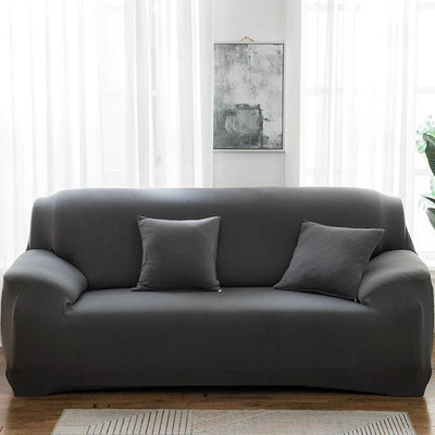 Elastyczny pokrowiec na kanapę - kolorowy Interior Dream Ciemny Szary 90-140cm (fotel jednoosobowy)