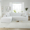 Elastyczny pokrowiec na sofę LineSofa - kolorowe Interior Dream Biały 90-140cm