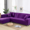 Elastyczny pokrowiec na sofę LineSofa - kolorowe Interior Dream Fioletowy 90-140cm