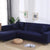 Elastyczny pokrowiec na sofę LineSofa - kolorowe Interior Dream Granatowy 90-140cm 