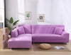 Elastyczny pokrowiec na sofę LineSofa - kolorowe Interior Dream Jasny fiolet 90-140cm