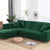 Elastyczny pokrowiec na sofę narożną - kolorowy