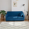 Elastyczny pokrowiec na wersalkę - kolorowe Interior Dream Głęboki Błękit 90-140cm (fotel jednoosobowy)