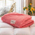 Koc Joy różowy Koce i narzuty RoomDeco Róż 100x200cm 