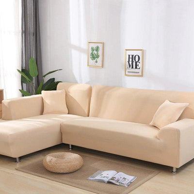 Pokrowce na poduszki do kanapy - kolorowe Interior Dream Beżowy 2 pokrowce na poduszki kanapy (40 x 40cm)