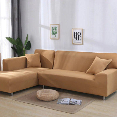 Pokrowce na poduszki do kanapy - kolorowe Interior Dream Karmelowy 2 pokrowce na poduszki kanapy (40 x 40cm)