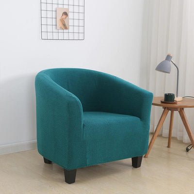Pokrowiec Premium na fotel klubowy - fakturowany kolor Interior Dream Turkusowy