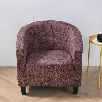 Pokrowiec Premium na fotel klubowy - wzory Interior Dream Bordowe Rysy