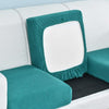 Pokrowiec Premium na siedzisko kanapy - kolorowy z mięsistą fakturą Interior Dream Cyjan XL+ (długość 165 - 200 cm)