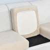 Pokrowiec Premium na siedzisko sofy - kolorowy z mięsistą fakturą Interior Dream Kremowy L+ (długość 135 - 165 cm)